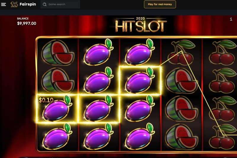 Play Hit Slot at Fairspin Crypto Casino